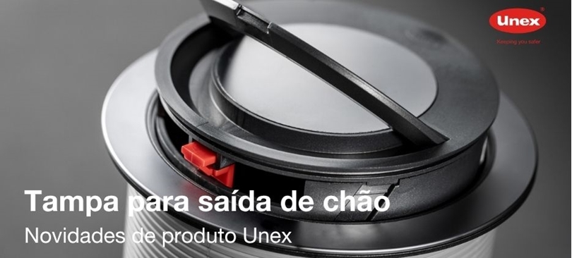Nova tampa para saída de chão 52 da Unex