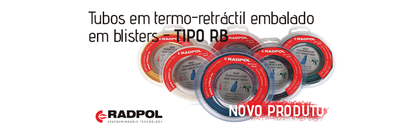 A nova opção para Tubos Termo-Retrátil  da Radpol