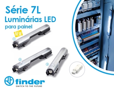 Luminárias Led para Quadros Elétricos Série 7L - Finder
