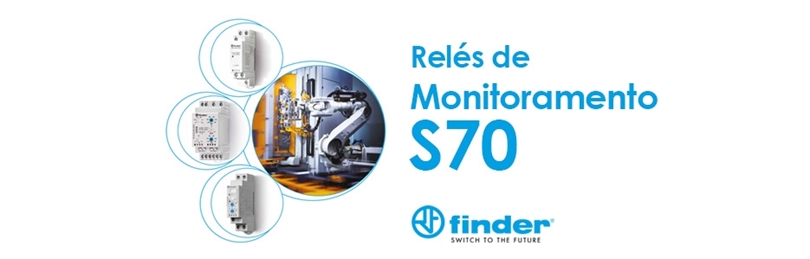 Relés de monitoramento - Finder