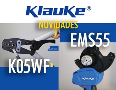 K05WF para cravar e EMS55 para cortar  da Klauke